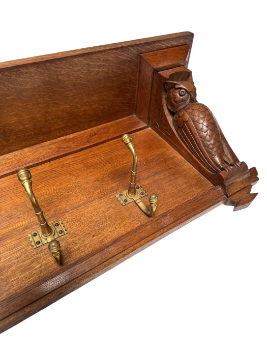 Arts & Crafts Wall Coat Rack by Kobus de Graaff, 1900s